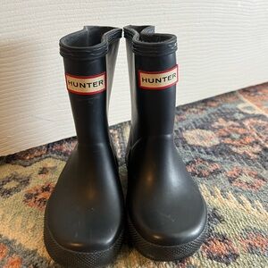 Hunter Kids Black Boots
